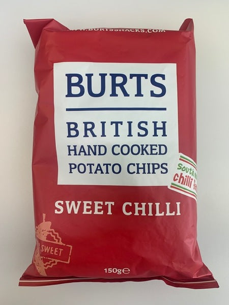 British Hand Cooked Potato Chips - Sweet Chilli | 150g | Burts | YG-FFF-1659 | FFF-000661