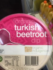 Turkish Beetroot Dip | 200g | Organic Indulgence | FFF-9335079000264 | YG-FFF-1011 | FFF-024191