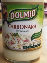 Cabonara Pasta Sauce | 490g | Dolmio | PD-9310012039952 | YG-PSN-2396 | PD-051702