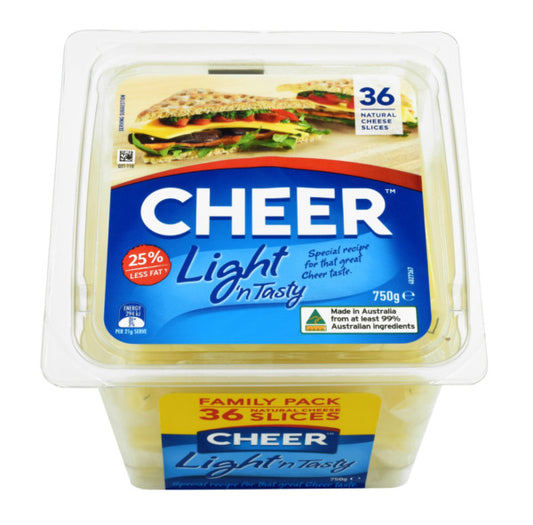 Light n’ Tasty Natural Cheese Slices