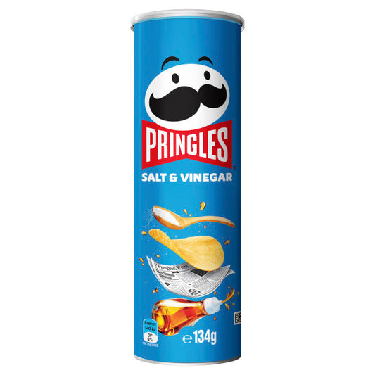Pringles Salt & Vinegar Potato Chips 134g