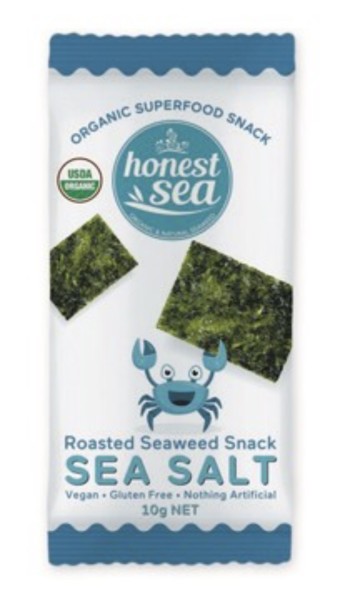 Organic Roasted Seaweed Snack Sea Salt