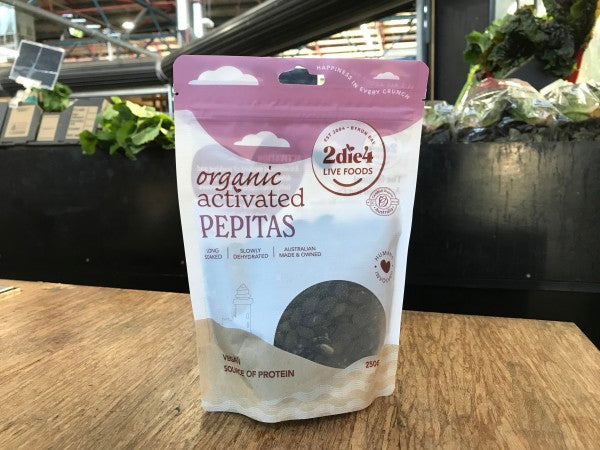 Organic Pepitas | 250g | 2 Die 4 Live Foods Byron Bay | YG-011003-RO-006693