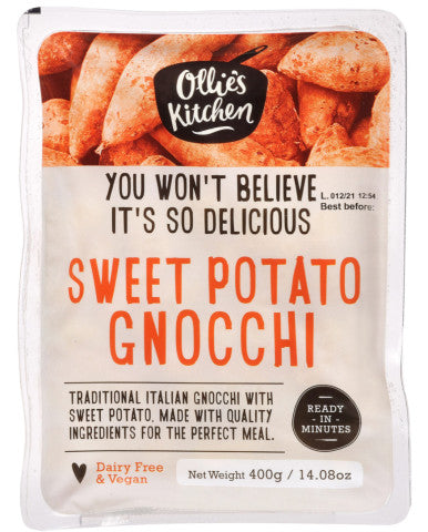 Vegan Traditional Italian Sweet Potato Gnocchi | 400g | Ollie's Kitchen | YG-011595-PD-006293