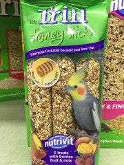 Honey Sticks For Cockatiels | 3 Pack | Trill | YG-008352-PD-052170