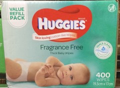 Fragrance Free Baby Wipes | 400 Wipes | Huggies | YG-005736-PD-018371