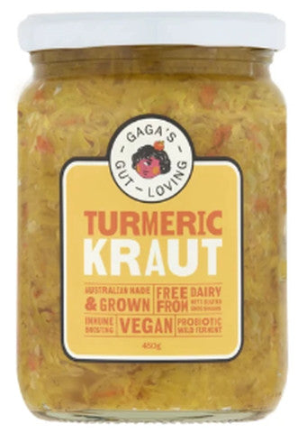Vegan Turmeric Kraut | 450g | Gaga's | YG-004931-PD-017386