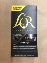 Espresso Ristretto Intensity 11 | 10 Aluminum Capsules | Lor | YG-005272-PD-017446
