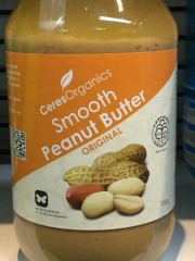 Smooth Peanut Butter | 300g | Ceres Organics | YG-000764-GFV-002018