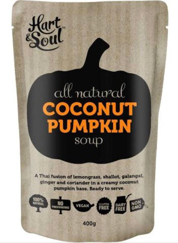 All Natural Vegan Coconut Pumpkin Soup | 400g | Hart & Soul | YG-004815-PD-017354