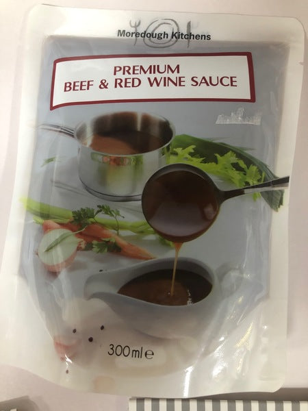 Premium Beef & Red Wine Sauce | 300 ml | Moredough Kitchens | YG-003836-NCQ-007658