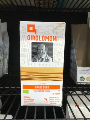 Organic Durum Wheat Lasagne 500g | 500g | Girolomoni | YG-012124-RO-022569