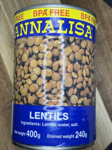 Brown Lentils | Tin | Carmelina | YG-011355-EPC-000305