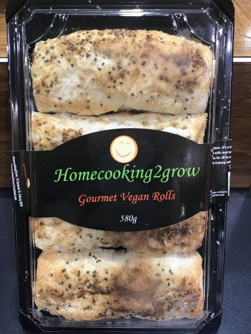 Gourmet Vegan Rolls | 4 Pieces | Homecooking2grow | YG-000647-GFV-002203