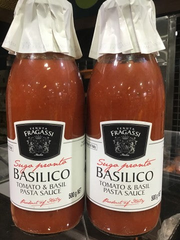Basilico Tomato & Basil Pasta Sauce | 500g | Tenuta Fragassi | YG-000695-GFV-002225