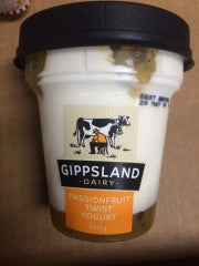 Passionfruit Twist Yoghurt | 160g | Gippsland Dairy | YG-007203-PD-019709