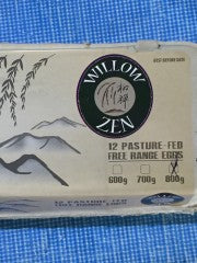 700g Pasture Fed Free Range Eggs | Dozen | Willow Zen | YG-011145-EGP-006417