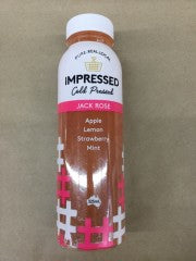 Cold Pressed Jack Rose Apple Lemon Strawberry Mint Juice | 325 ml | Impressed | YG-005576-PD-018360