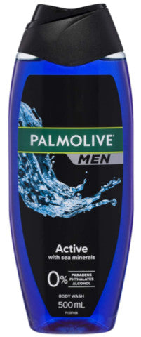 Men's Active Shower Gel W/ Sea Minerals | 500ml | Palmolive | YG-004657-PD-017033