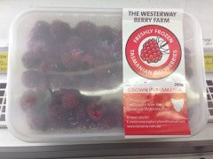 Frozen Tasmania Raspberries | 280g | The Westerway Berry Farm | YG-006855-PD-013484