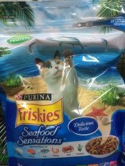Friskies Seafood Sensations Dry Cat Food | 1kg | Nestle Purina Pet Care | YG-007586-PD-052054
