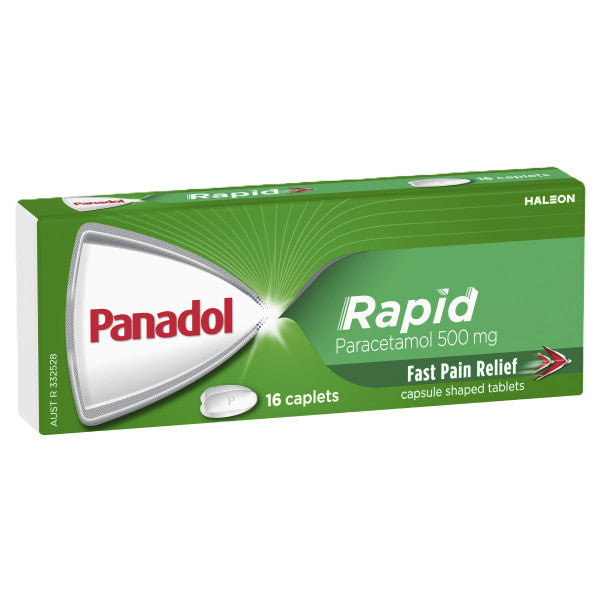 Rapid Cap 500mg 16s | 16 Caplets Box | Panadol | YG-012018-PD-022516