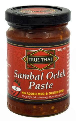 Gluten Free Sambal Oelek Paste | 240g | True Thai | YG-011448-PD-016136