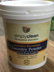 Australian Eucalyptus Laundry Powder Top & Front Loader | 1kg | Simply Clean | YG-007683-PD-020234