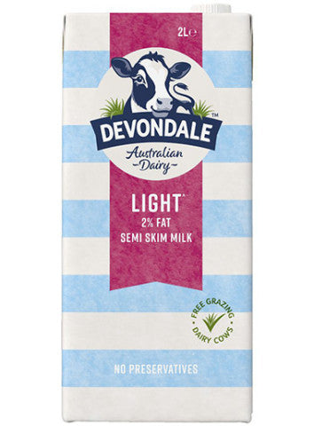Light Semi Skim Long Life Milk | 2l | Devondale | YG-008932-PD-020864