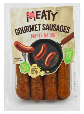 Maple Bacon Sausages | 4 Sausages | Eaty Gourmet | YG-004670-PD-015609