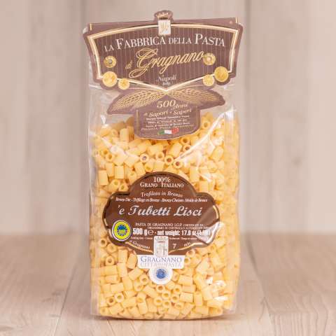 Dry Durum Tubetti Lisci | Each | La Fabrica Della Pasta | YG-000889-MP-003116