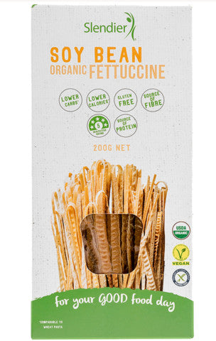 Organic Gluten Free Soy Bean Fettuccine | 200g | Slendier | YG-004616-PD-015654