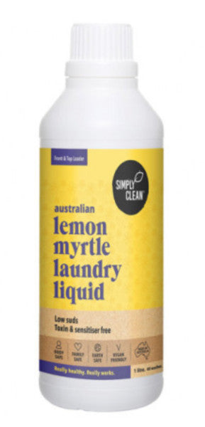 Australian Lemon Myrtle Laundry Liquid | 1l | Simply Clean | YG-004998-PD-017296