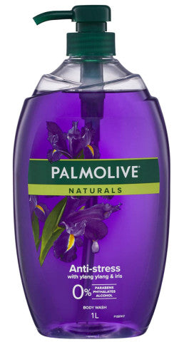 Naturals Anti-Stress W/ Ylang Ylang & Iris Body Wash | 1 Litre | Palmolive | YG-004993-PD-015535