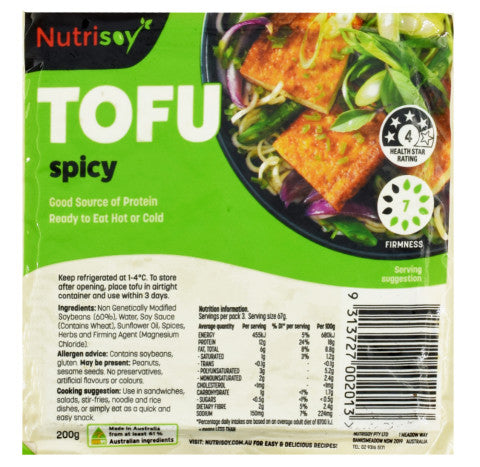 Tofu Spicy | 200g | Nutrisoy | YG-004885-PD-017240