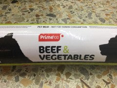 Beef & Veg Dog Food | 2kg | Prime 100 | YG-006998-PD-013199