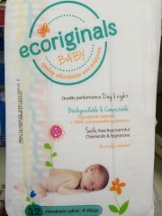Newborn Nappies 4-6 Kg | 32 Nappies | Ecoriginals | YG-009159-PD-052453