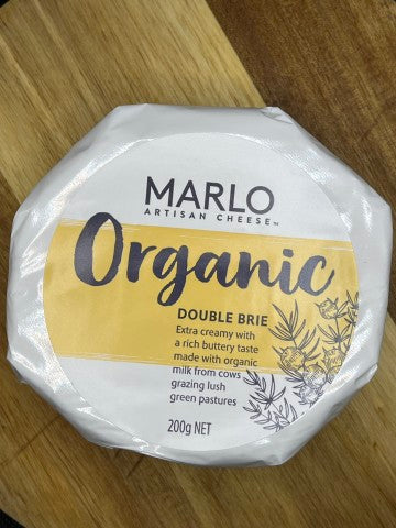 Marlo Organic Double Brie | Wheel | Marlo Artisan Cheese | YG-011262-EPC-000276