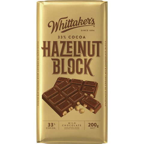 Hazel Nut Block | 200g | Whittaker's | YG-011454-PD-016326