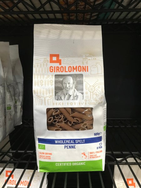 Organic Wholemeal Spelt Penne 500g | 500g | Girolomoni | YG-012139-RO-022554