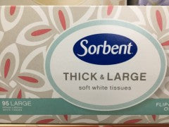 Tissues | 95 Thick & Large | Sorbent | YG-010542-PD-053053