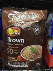 Brown Steamed Rice | 250 | Sunrice | YG-000004-PD-051683