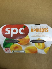 Aussie Diced Apricot In Juice | 4 x 120g | Spc | YG-005443-PD-017891