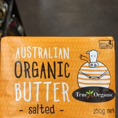 Australian Organic Butter Salted | 250g | True Organic | YG-006327-PD-051575