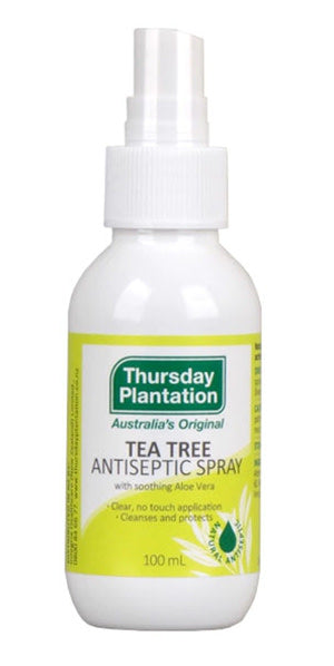 Australia's Original Tea Tree Antiseptic Spray W/ Aloe Vera | 100ml | Thursday Plantation | YG-011689-PD-016850