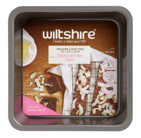 Square Cake Pan | 20 x 20 x 5 Cm | Wiltshire | YG-004907-PD-017298