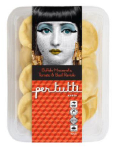 Buffalo Mozzarella, Tomato & Basil Raviolo | 400g | Pertutti | YG-004492-PD-016366