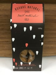 Choc Goji Cookies | 180g | Kookas Natural | YG-007636-PD-020116