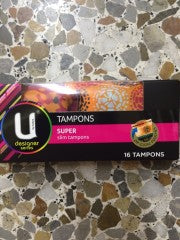 U Super Slim Tampons | 16 Tampons | Kotex | YG-010659-PD-053175