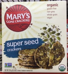 Organic & Gluten Free Super Seed Wholegrain Crackers | 155g | Mary's Gone Crackers | YG-005411-PD-017849